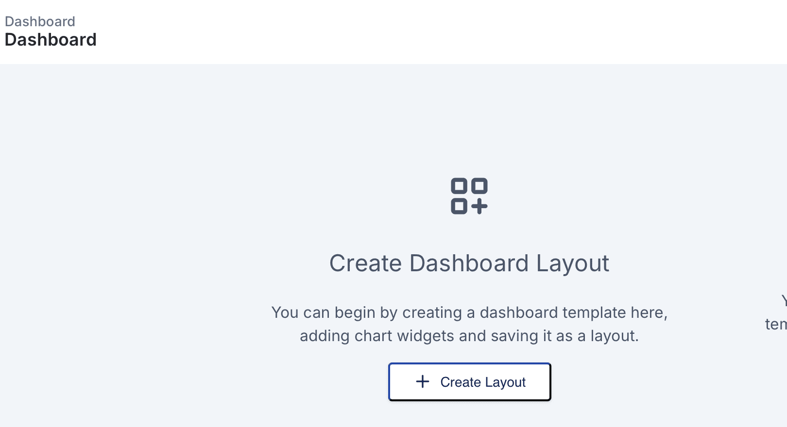 Dashboard Layout Creation and Editing Guide